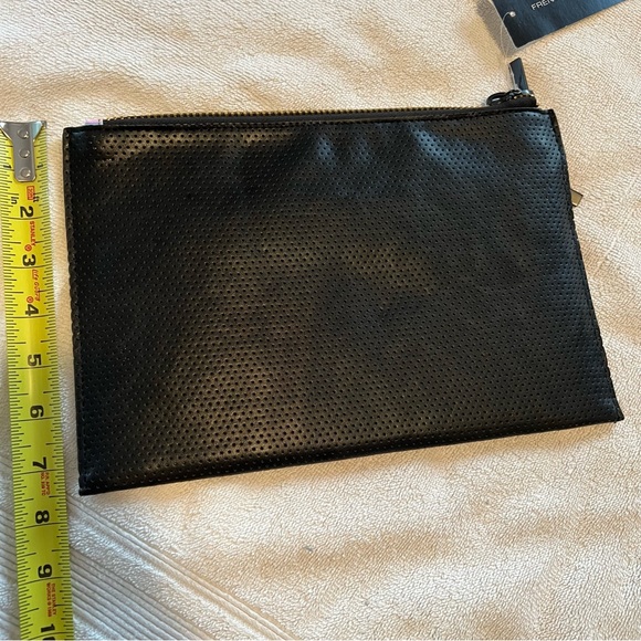 NEW FRENCH CONNECTION rapture Clutch iridescent rave holographic rainbow cyber - Picture 3 of 6